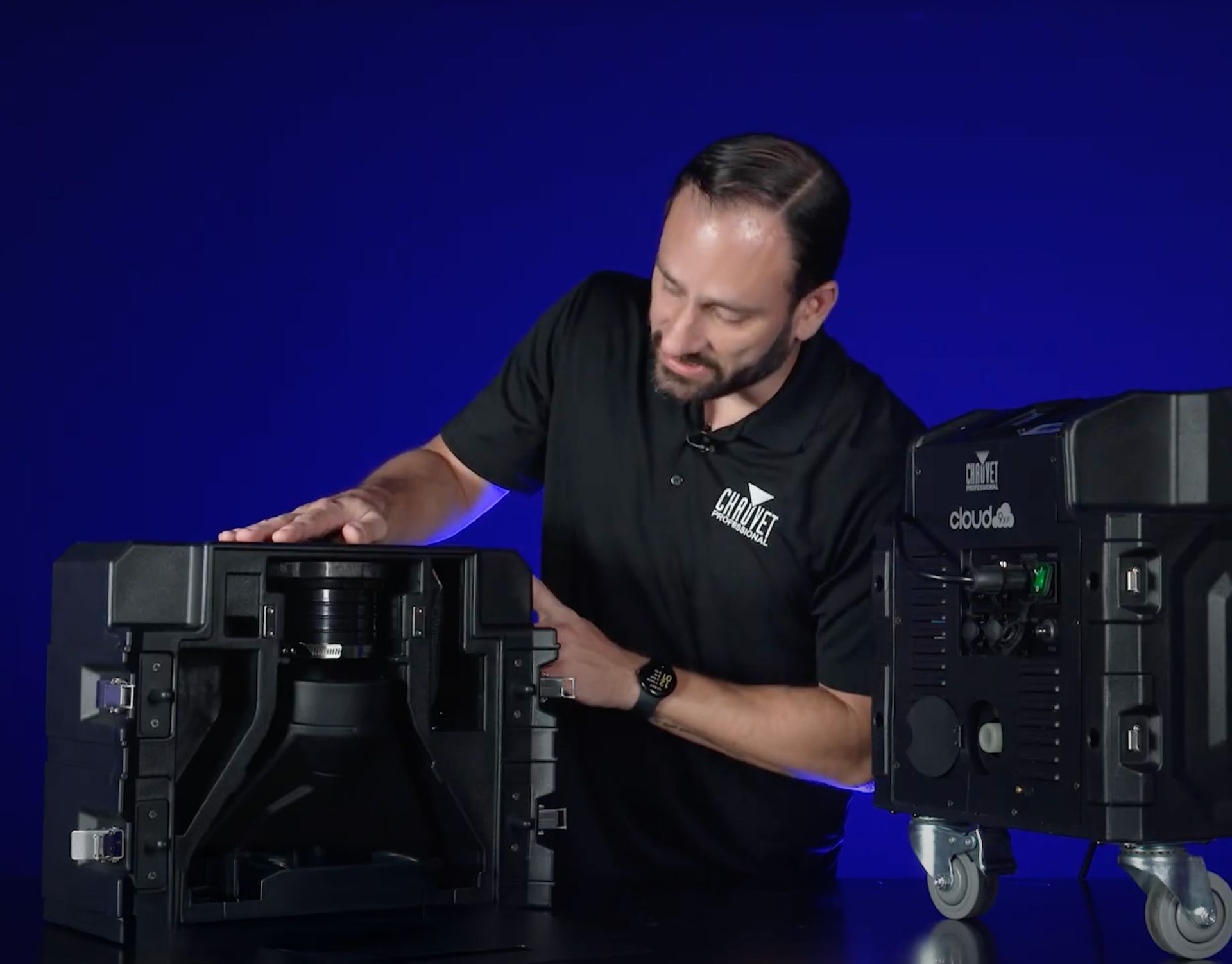 Built-in water and fluid reservoirs on the Cloud 9X IP