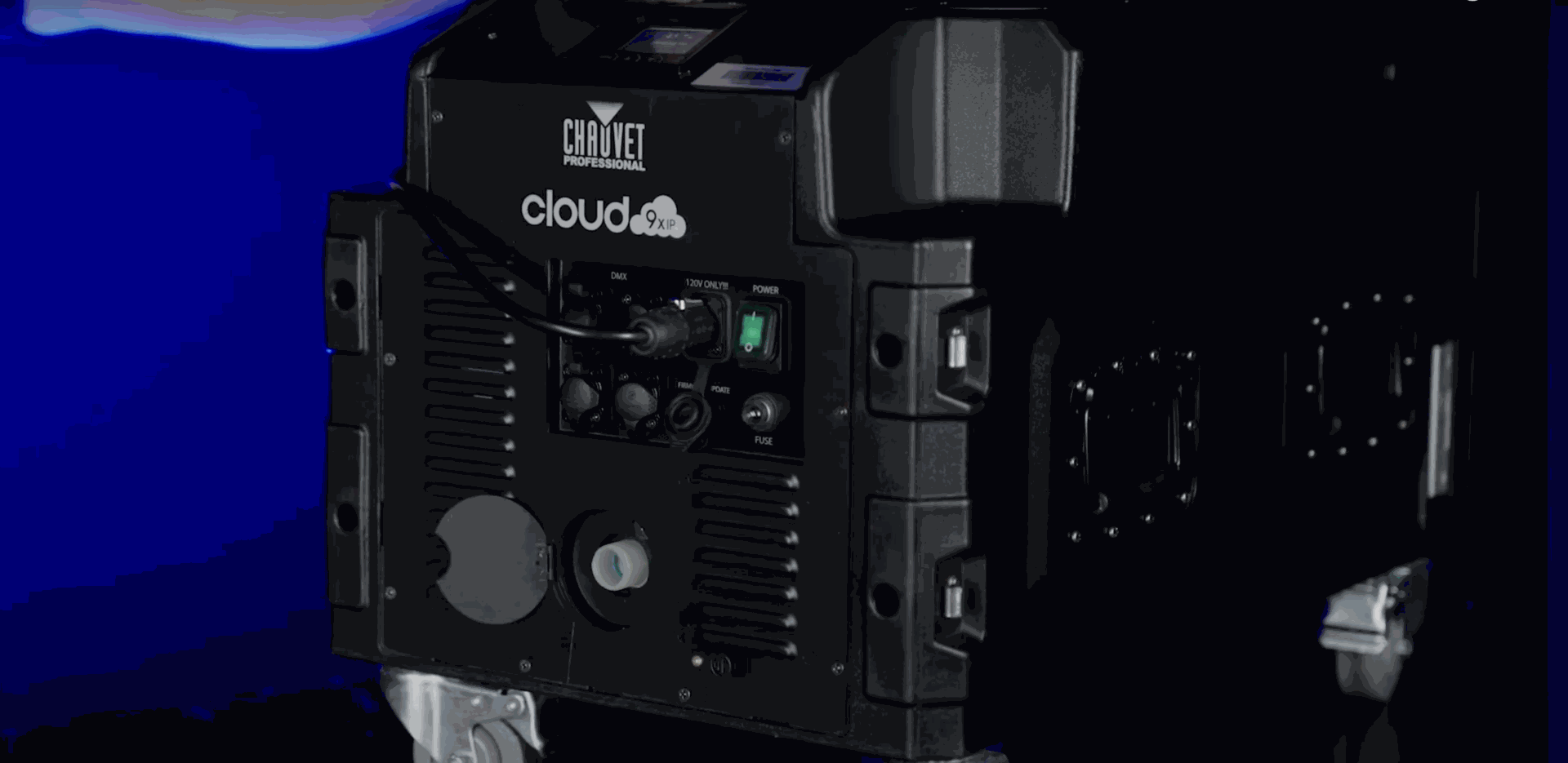 Garden hose input and IP-rated housing on the Cloud 9X IP