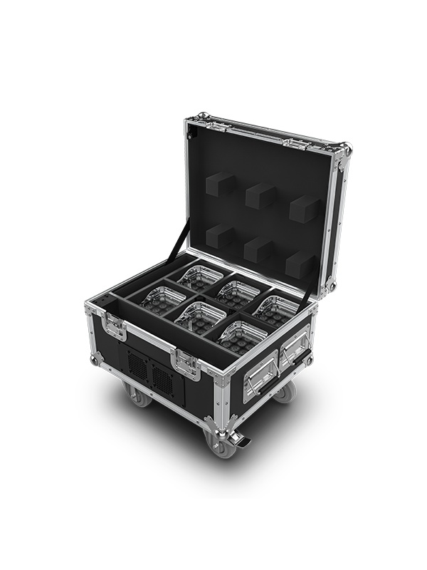 CHAUVET Well Fit X (x6) in charging roadcase