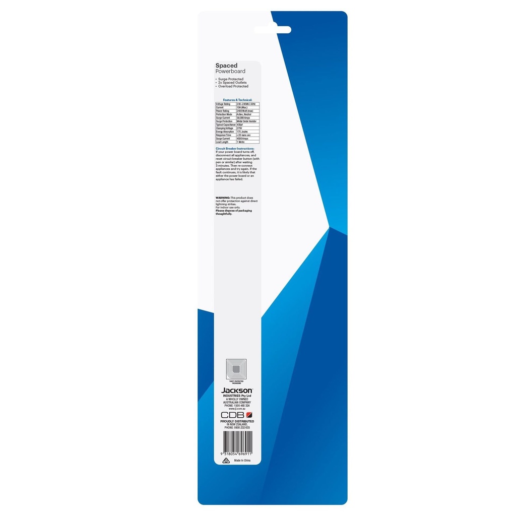 Jackson 6 way Powerboard