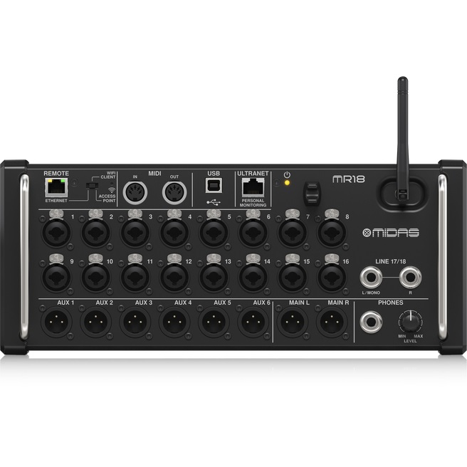 MIDAS MR18-18-Input Digital Mixer