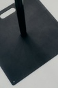 Push up BASE - 600x600x5mm (Black) with spigot