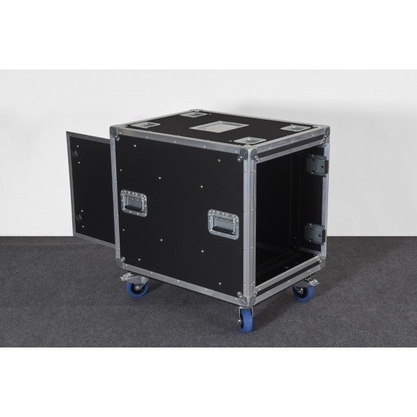 ShowCase -12RU Slam rack case on wheels