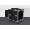 ShowCase -12RU Slam rack case on wheels