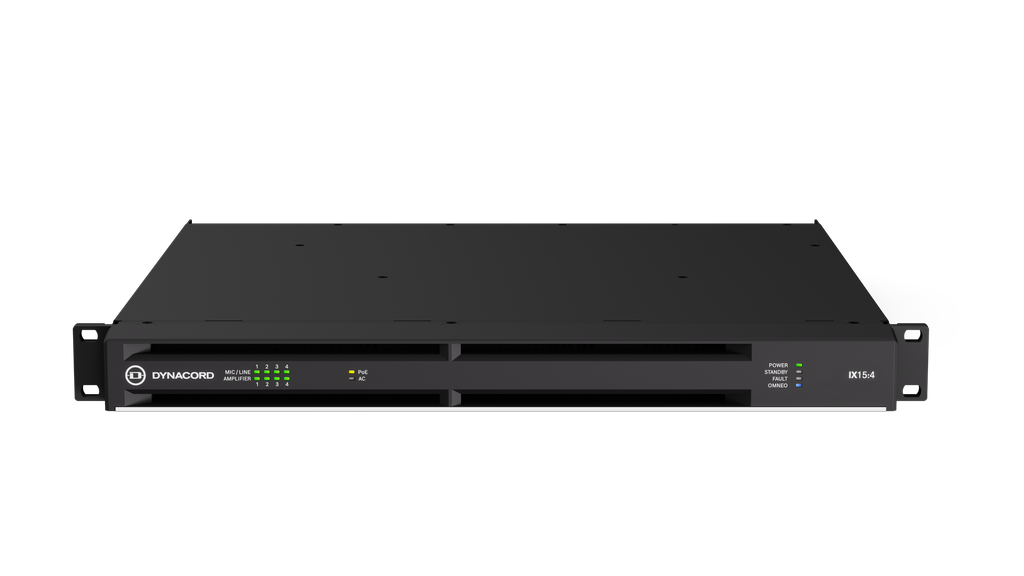 Dynacord Power Amplifier Dsp Networked; 4-ch 1500W Powertank