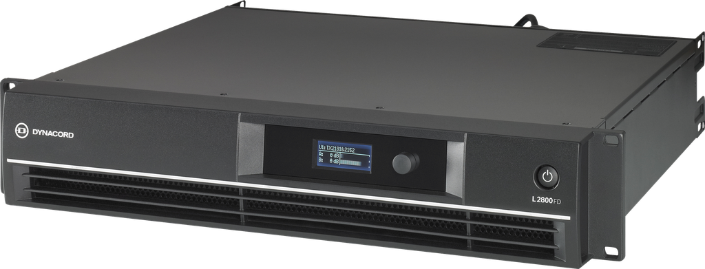 Dynacord Power Amplifier 2 X 1400W @ 4 Ohms; Intergal Dsp; F