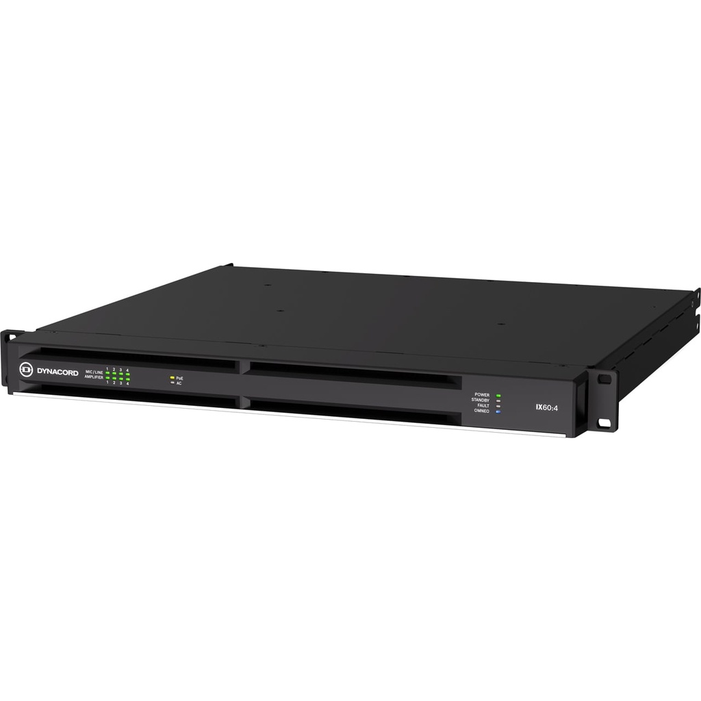 Dynacord Power Amplifier Dsp Networked; 4-ch 6000W Powertank