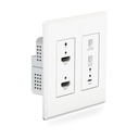 Blustream 2 X Hdmi & 1 X Usb-c Wall Plate Auto Switching Wit