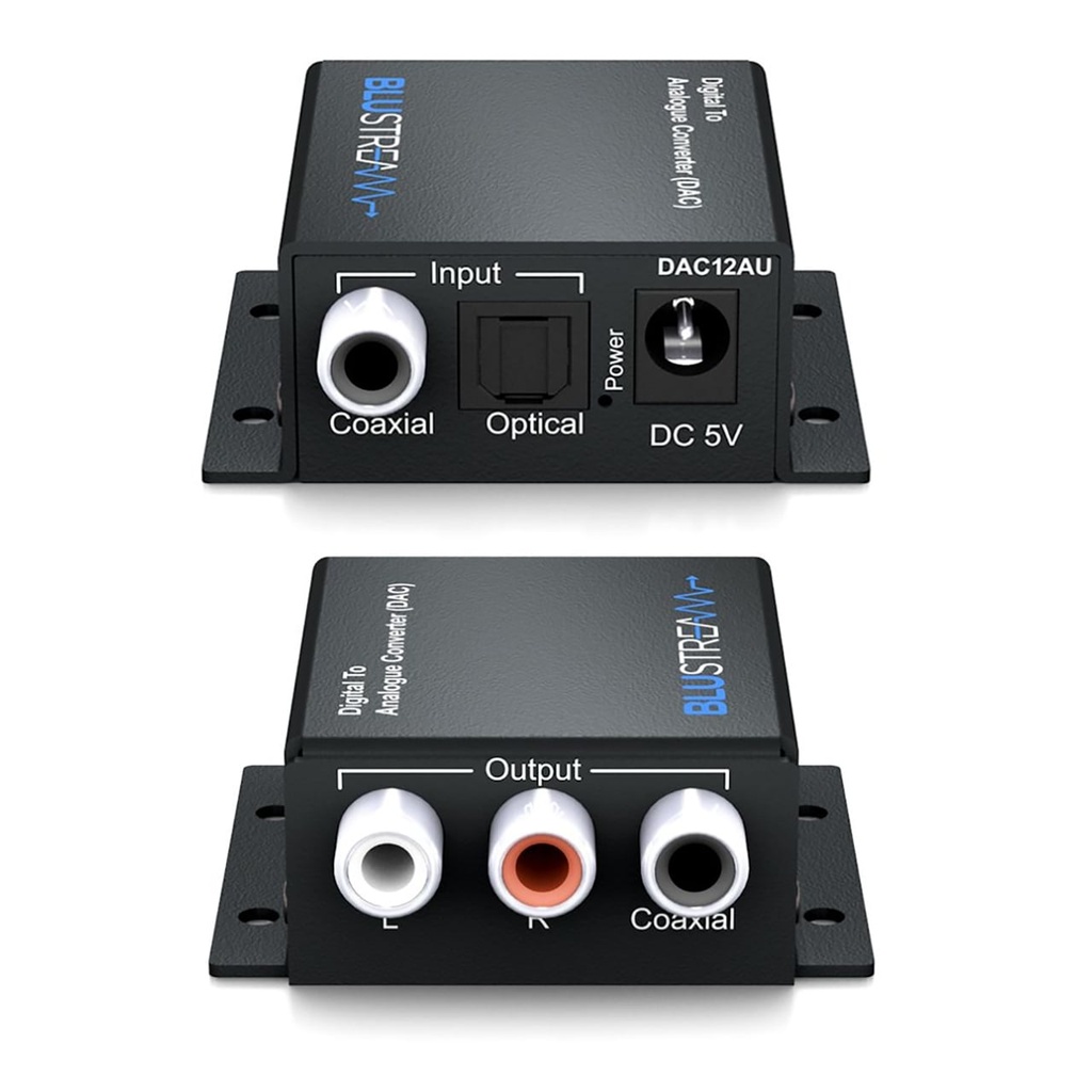 Blustream Digital Analogue Aud Converter Optical And Coaxial