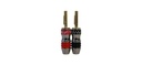 Blustream Bannana Plugs X 50 25 X Red & 25 X Black