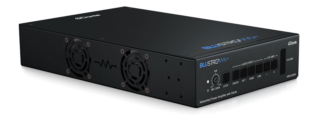 Blustream Dante Networked Amplifier