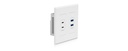 Blustream Hdbaset Usb 3.2 Extender Wall Plate Us Decora - De