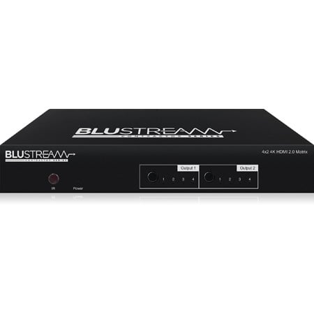 Blustream 4 X 2 Hdmi Matrix 18 Gb Audio Breakout