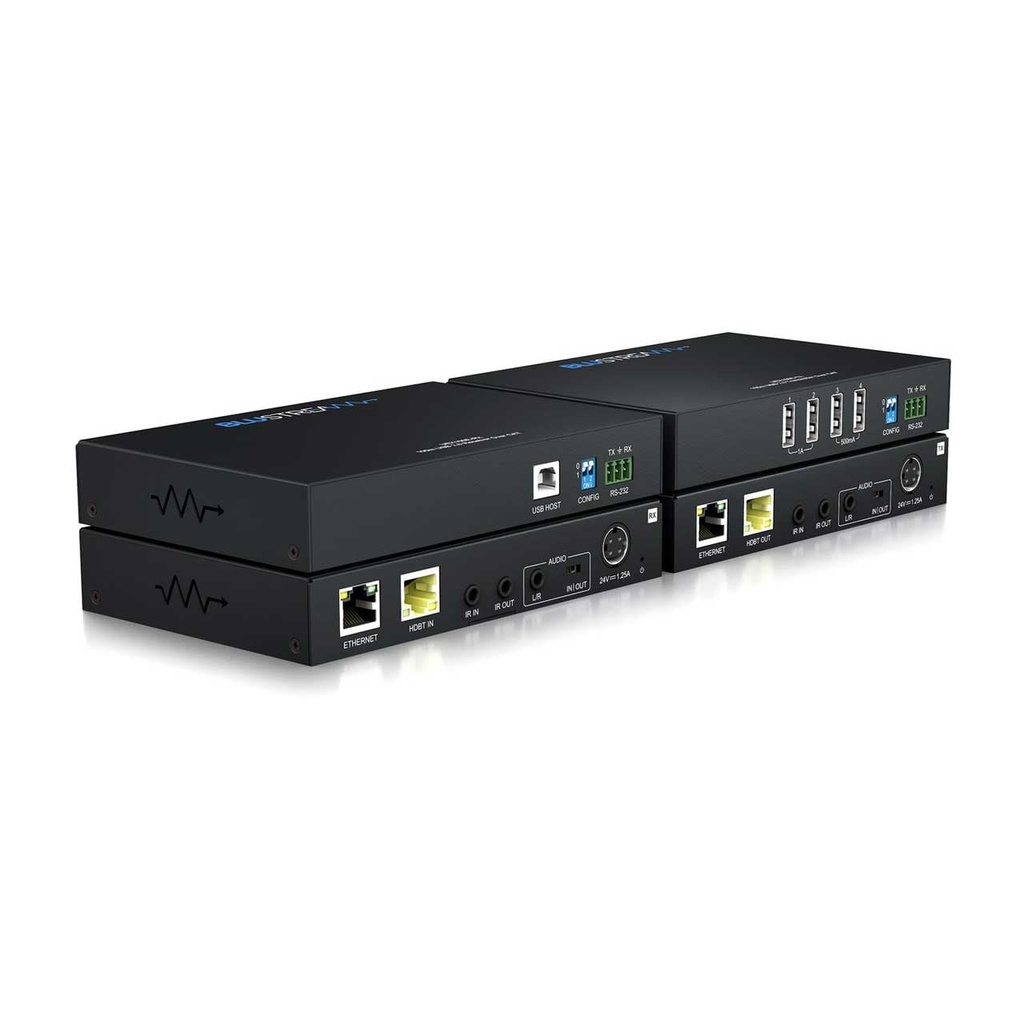 Blustream Usb 2.0 Hdbt Extender Set 100m, 4x Usb-a Devices T