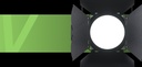 ETC Colorsource Fresnel V Max With Multiverse; Black