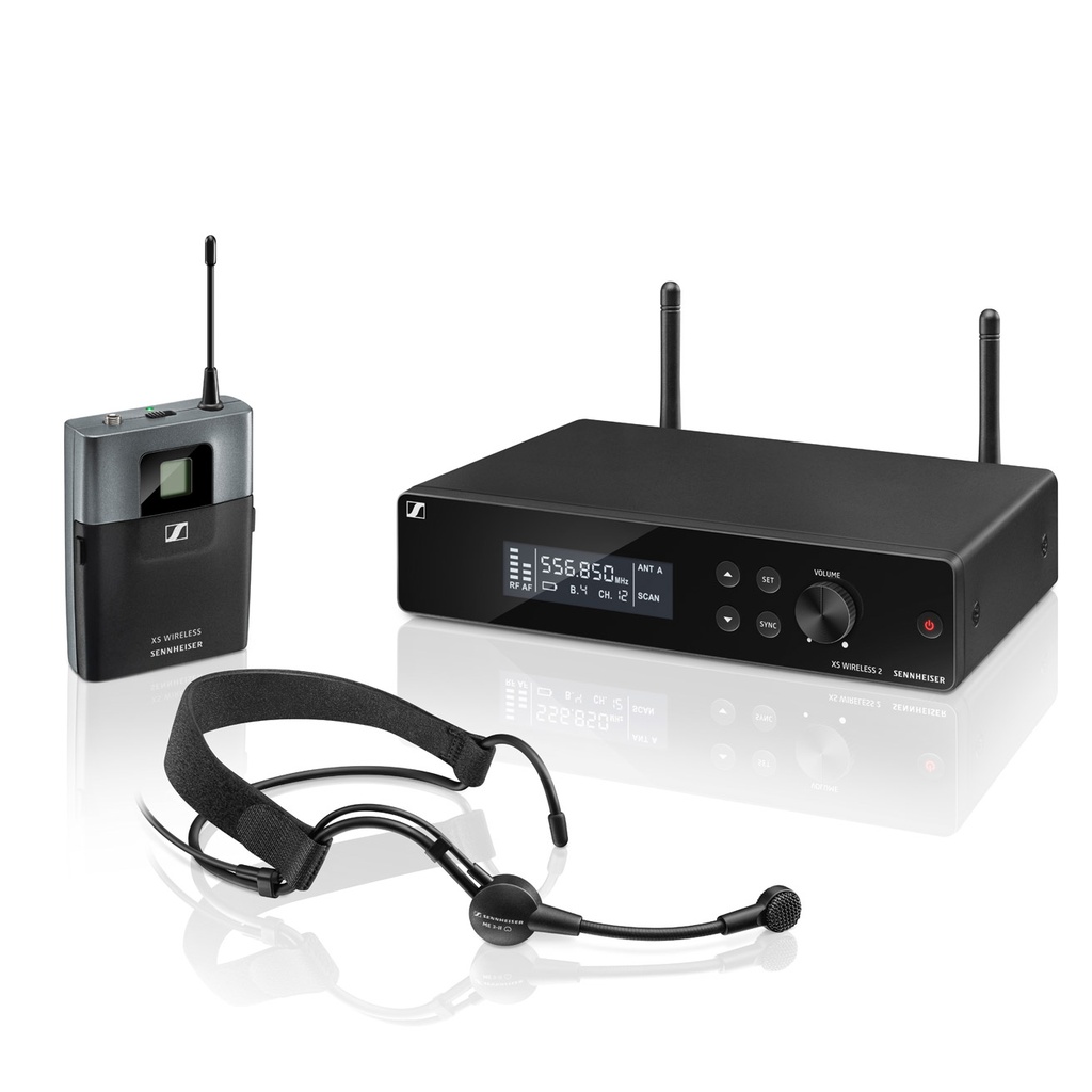 Sennheiser XSW 2-ME3-A Wireless Headset Microphone System