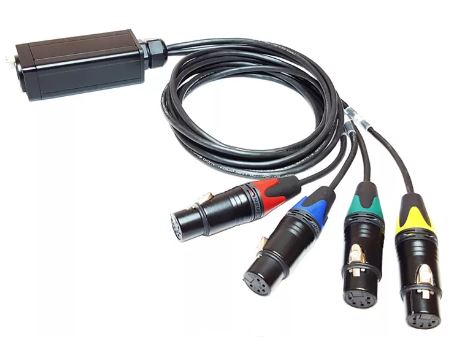 [CBI-SH5-4F] CBI Cables 3ft Shuttle Snake - 5 Pin Female Tails