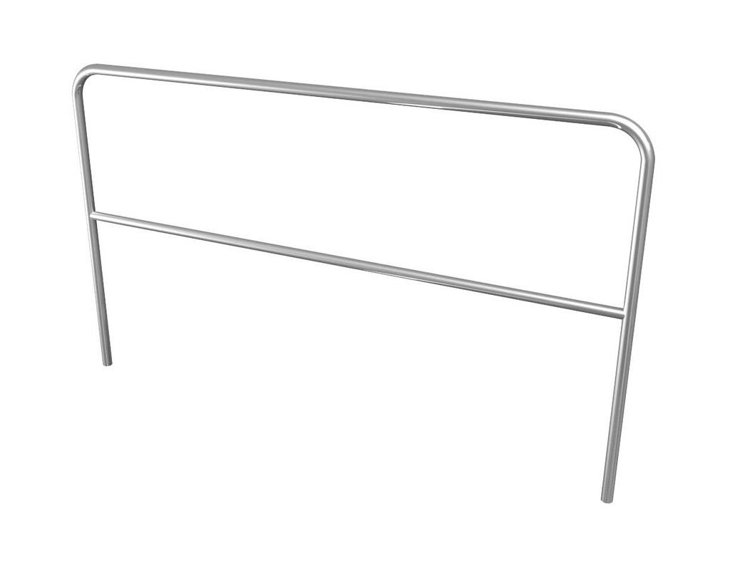 Eurotruss Decking Handrail Section, 8Ft