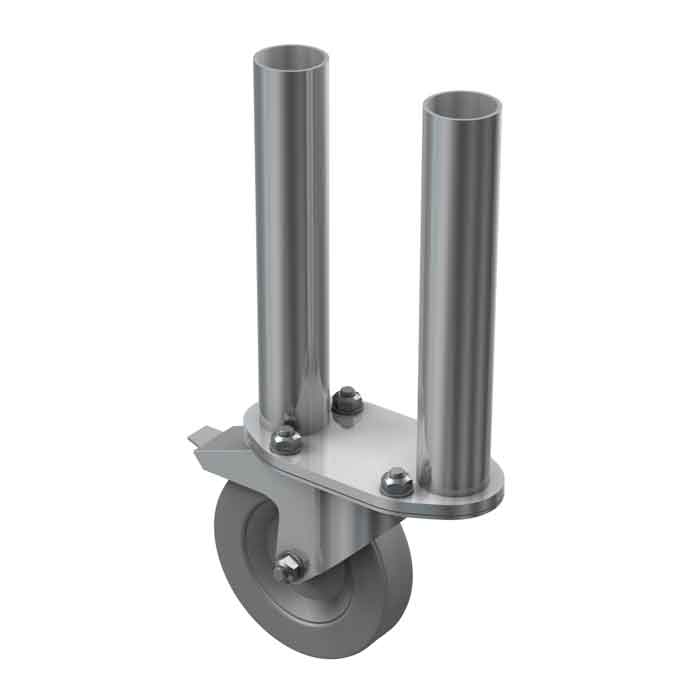 [ED-SLC-RR30B2] Eurotruss Rolling Riser solution 2 legs 30 cm incl brake