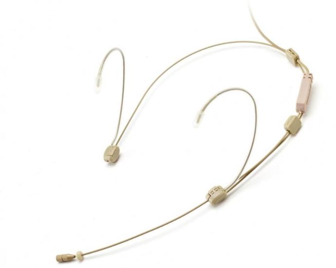 [HEADSET-777-SENN] Flesh coloured headset mic, with Sennheiser mini jack