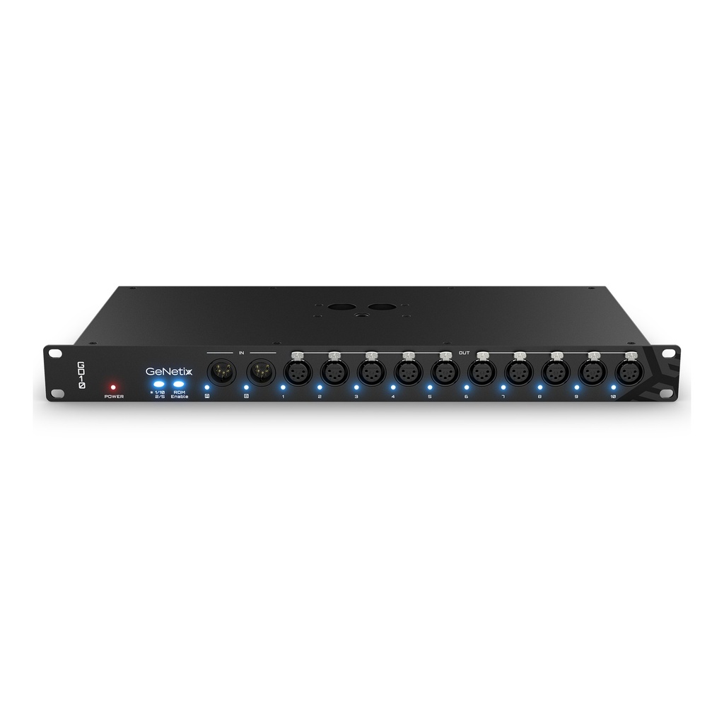 [CS300100] GeNetix GD10 10 Port DMX Splitter