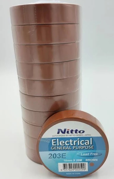 [NITTO-BROWN-ROLL] NITTO Electrical tape, brown, roll rate