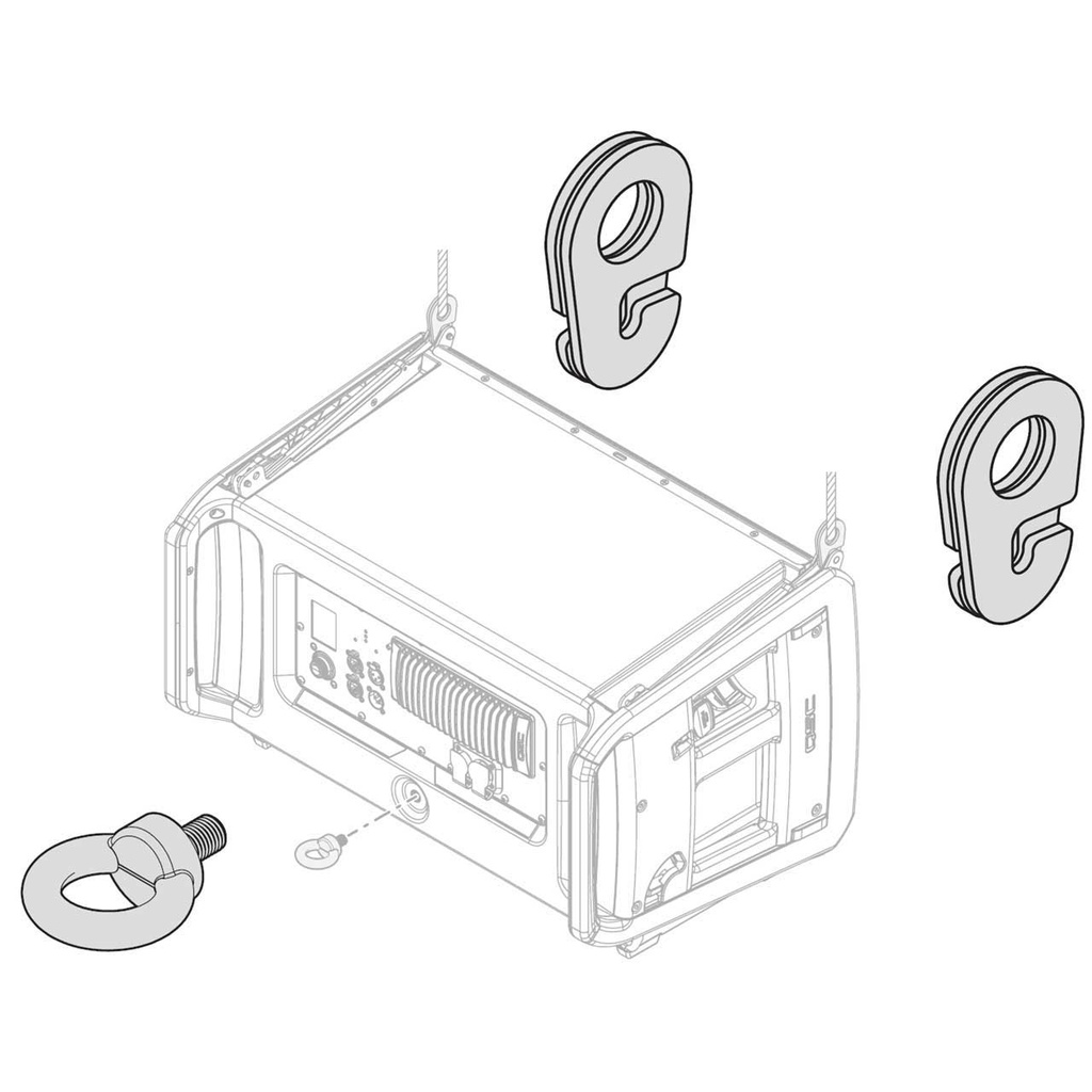 QSC LA108/LA112 Installation Kit