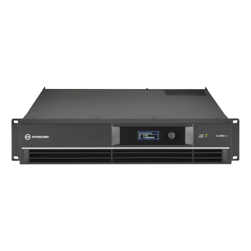 [DYN-C1300FDI] Dynacord Power Amplifier 2 X 650W @ 4 Ohms; Intergal Dsp; Fir Drive — C1300FDI
