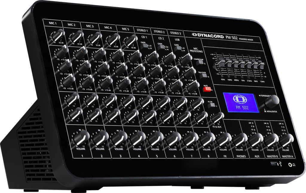 Dynacord Mixing Console Powered 2x450W RMS@4ohms/100v