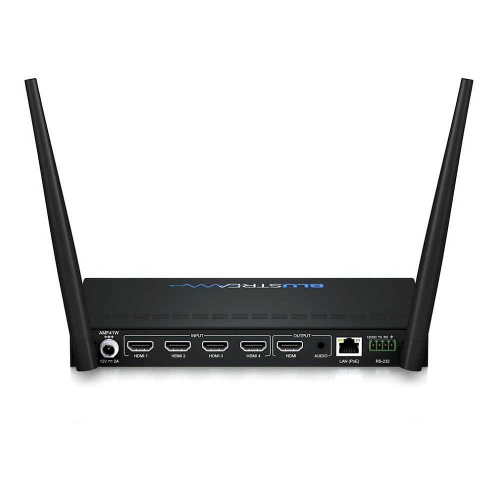 [BLU-AMF41W] Blustream 4 X 1 Multi Format Switch Airplay & Mirracast