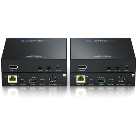 Blustream Hdbt Extender Set Up To 100m, Bi-directional Ir, Hdcp 2.2, Bi-directional Poc