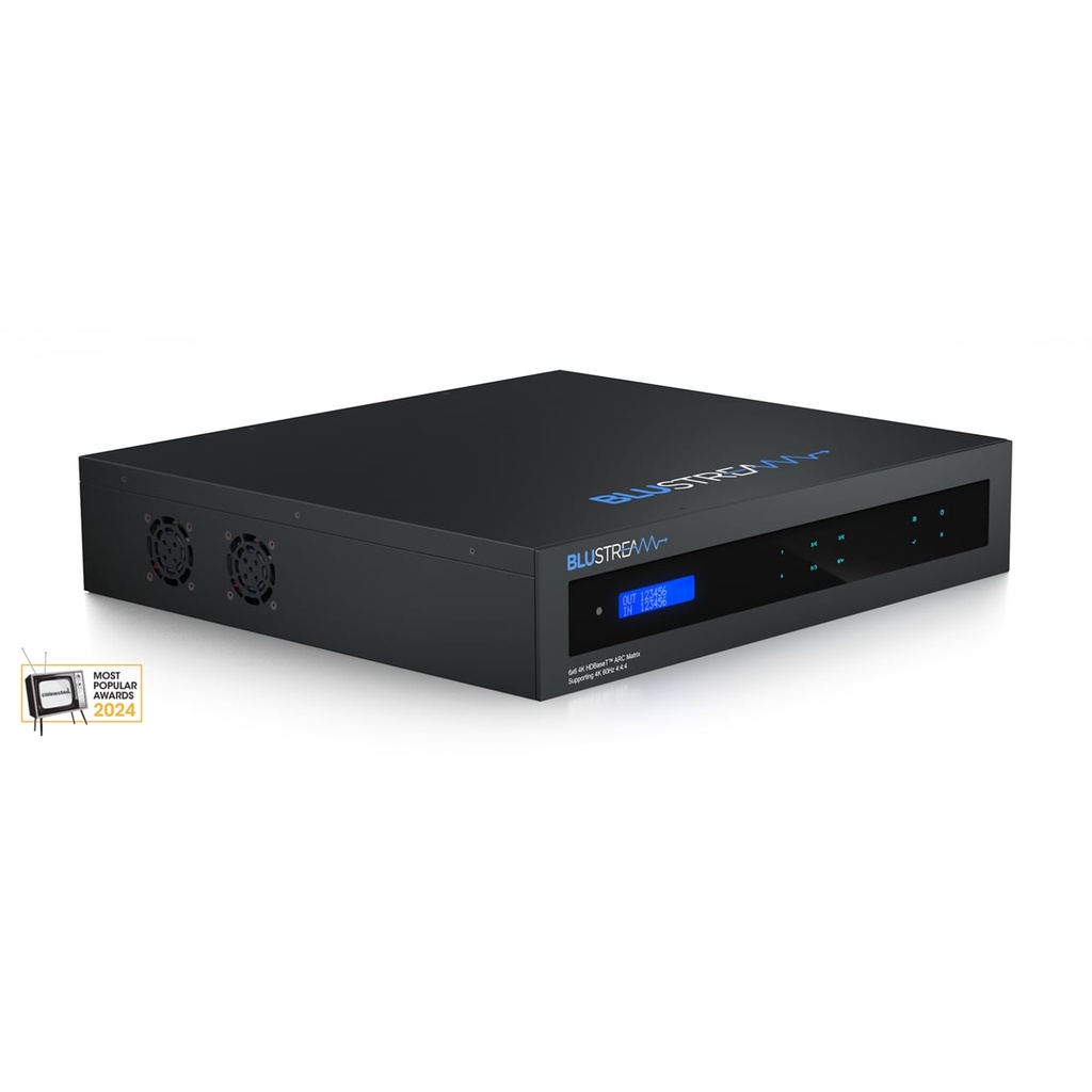 Blustream 6 X 6 Hdbt Csc Av Matrix W/ Smart Scale; 70M @ 1080P; 6 X Hdbt Out + 1x Hdmi