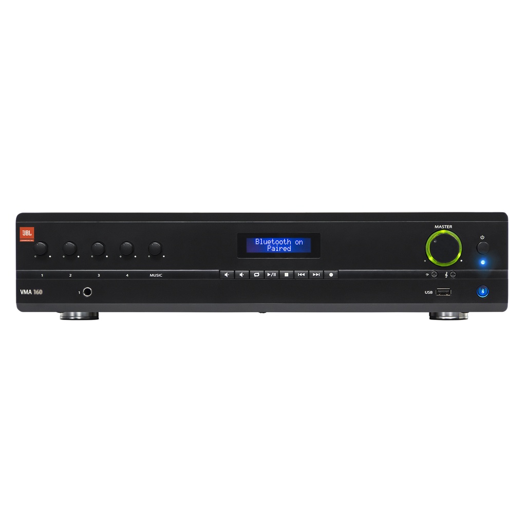 JBL VMA160 5 IN/1 Out 60W Bluetooth Mixer/amplifier