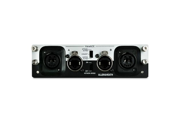 [AHDLGOPT] Allen & Heath FibreACE Audio Networking card, 96kHz, 128 in, 128 out