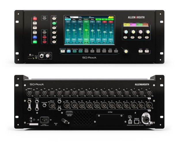 [AHSQRACK] Allen & Heath 48 channel, 96kHz rackmount digital mixer for live sound