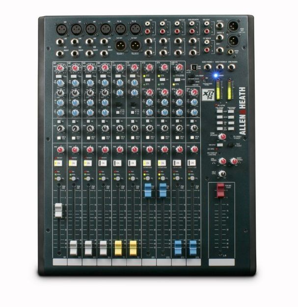 Allen & Heath XB14 19" Broadcast Mixer 4 Mono+2 Phone+4 Stereo Aux