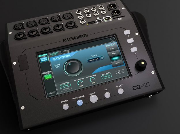 [AHCQ12] Allen & Heath CQ12T 12Ch digital mixer Bluetooth SD/USB recording