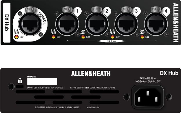 [AHDXHUB] Allen & Heath dLive Remote DX expander hub