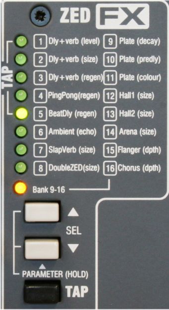 Allen & Heath ZED12FX Rack Mixer 6 Mono+3 St 3 Aux USB Interface+FX