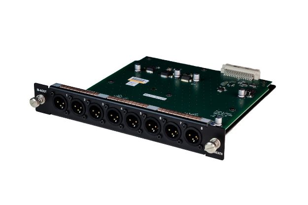 [AHDX32OUT] Allen & Heath Line output module - 8 balanced line outputs on XLR
