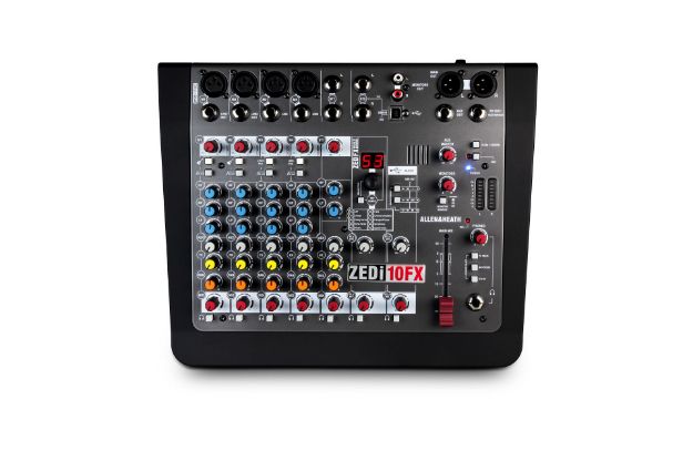 Allen & Heath ZEDi 10FX Mixer 4 Mono+2St 1Aux MULTI Track USB Interface