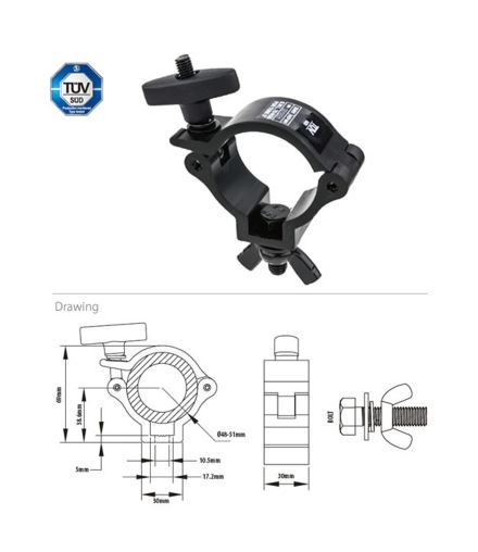 [LSG-KU-KCP-901B] Burger Clamp with handle