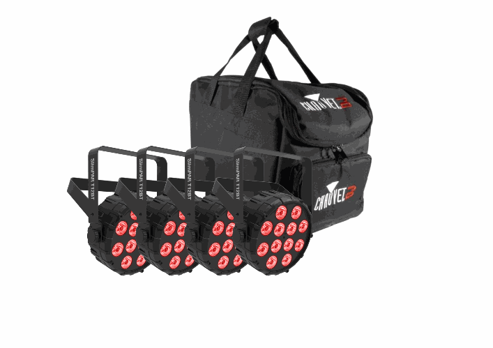 4 x SlimPAR Q12BT ILS + Bag